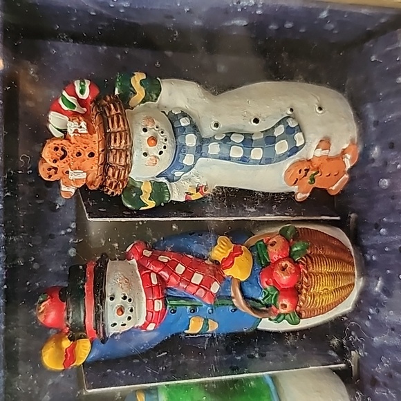 Vintage 2003 Boston Warehouse Susan Winget Frosty Fun Spreader Set of 4 - NIB - Picture 3 of 5